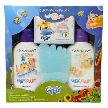 Imagem de Kit Shampoo 200ml + Condicionador 200ml + Sabonete Barra Giby 90g + Es