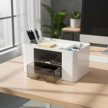 Imagem de Organizador De Mesa Para Maquiagem Ou Escritório Porta Treco - Clink