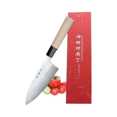 Imagem de Faca Santoku Japonesa De Aço Inoxidável Para Açougueiro, Desossar, Cor