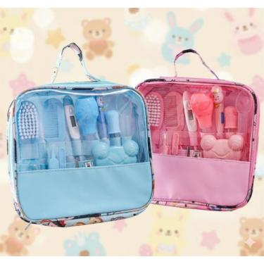 Imagem de Kit Higiene Bebê Completo 13 Itens com Necessaire Recém Nascido Matern
