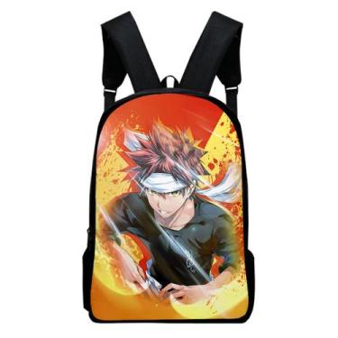 Imagem de Mochila Foods Wars Shokugekis no Somas Shuns Ibusakis Cartoon - yiweis