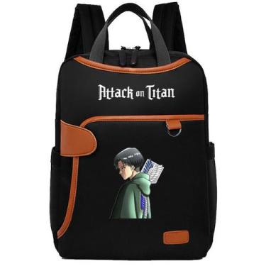 Imagem de Mochila escolar Attack on Titan Anime para crianças - yiweisai