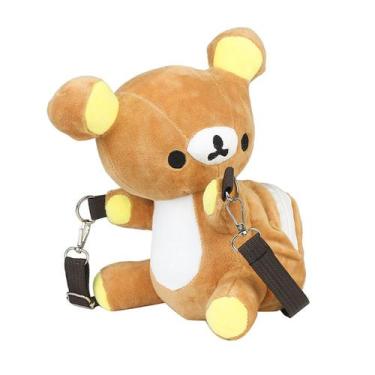 Imagem de Bolsa de ombro Messenger Kids Bear Plush 19x10x21cm - Yiweisai