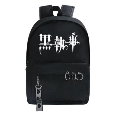 Imagem de Mochila Blacks Butlers Anime School Bag for School 27x15x41cm - yiweis