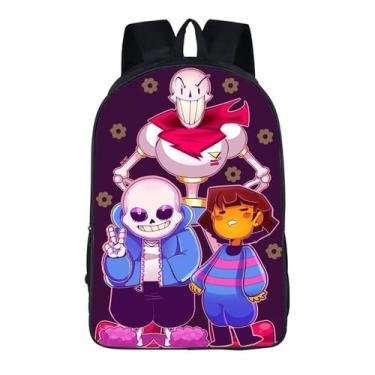 Imagem de Mochila escolar Undertales Papyrus para crianças - yiweisai