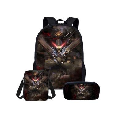 Imagem de Conjunto de mochilas Genji School de 3 peças para estudantes - yiweisa