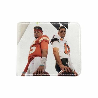 Imagem de Carteira Madden Anime Characters Slim Bifold em couro PU - Yiweisai