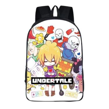 Imagem de Mochila escolar Undertales Sans Frisk Flowey para crianças - yiweisai