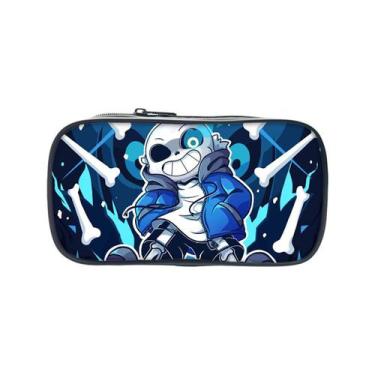 Imagem de Bolsa de lápis Undertales Sans de grande capacidade para crianças à pr