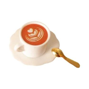 Imagem de Conjunto De Xícaras De Café Em Escala 1/12 Para Casa De Bonecas, Decor