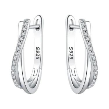 Imagem de Brincos De Argola Astrais Em Formato De Borboleta Em Prata Esterlina 9