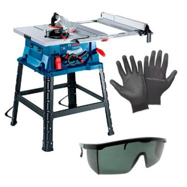Imagem de Serra De Mesa GTS 254 1800w 127V Com Óculos E Luva - Bosch, 110V