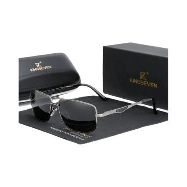 Imagem de Óculos de Sol Quadrados Polarizados KINGSEVEN - Design Masculino para 