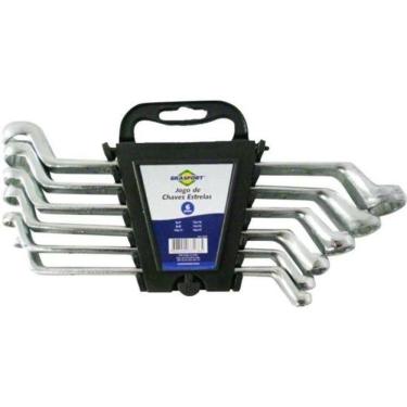 Imagem de Kit De Chave Estrela Com 6 Peças De 6 A 17mm Brasfort