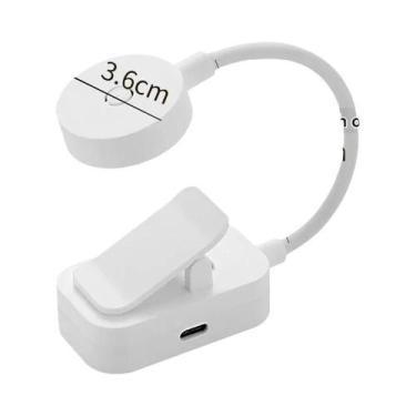 Imagem de Luz De Leitura LED Mini Ajustável, Recarregável via USB, Lâmpada De Me