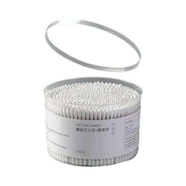 Imagem de Cotonetes De Madeira Com Ponta Dupla Para Nariz, Ouvidos E Maquiagem, 