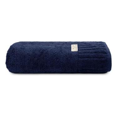 Imagem de Toalha de rosto velour - 45x80 - marinho - camesa
