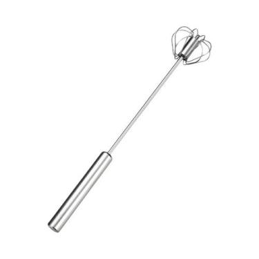 Imagem de Batedor De Ovos Semi-Automático Em Aço Inoxidável Para Mistura De Crem