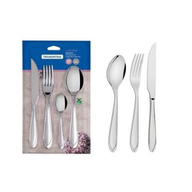 Imagem de Faqueiro Inox 24 Peças Churrasco Laguna Tramontina, Prata, 24