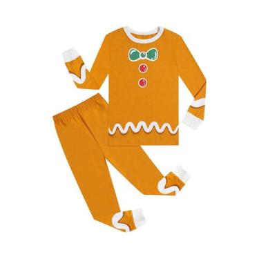 Imagem de Conjunto De Fantasia De Homem De Gengibre Para Crianças, Roupa De Fest