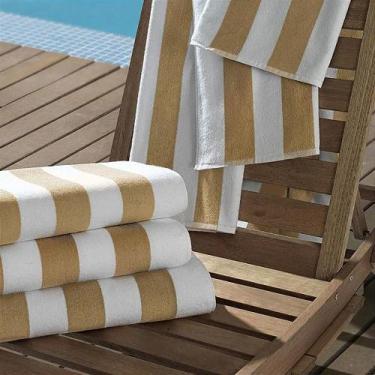 Imagem de Toalha de Banho Gigante Ibiza - Teka, BRANCO / BEGE