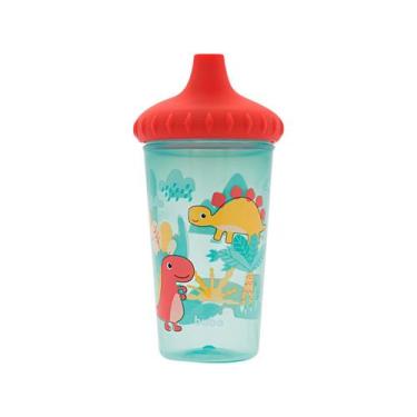 Imagem de Copinho Infantil Anti-vazamento Dino 12639 - Buba, Azul e Vermelho, Di
