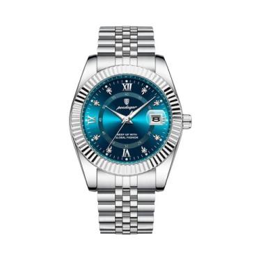 Imagem de Relógio De Pulso Masculino De Luxo À Prova d'Água Com Luz Noturna Em A