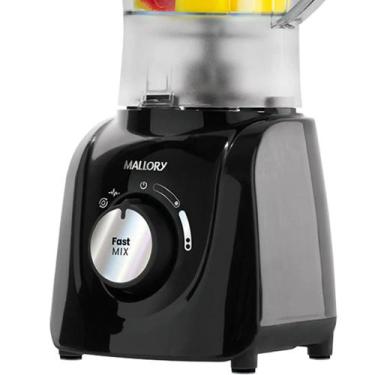 Imagem de Liquidificador Mallory FAST MIX 520W 2VEL - B91202541 Preto 110 VOLTS,