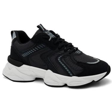 Imagem de Tênis Feminino Chunky Ramarim 2590131 - 37, 37, Preto, Branco