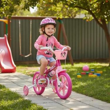 Imagem de Bicicleta Infantil Para Menina Aro 12 Minnie Mouse - Nathor