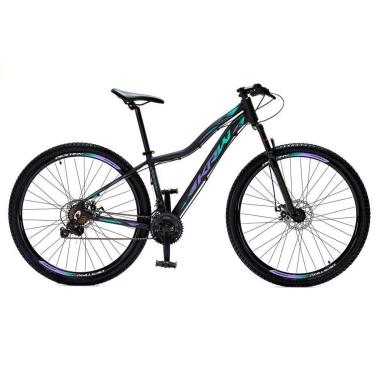 Imagem de Bicicleta KRW Aro 29 Alumínio 21 Velocidades MTB Shimano TZ Freio a Disco Suspensão Dia...