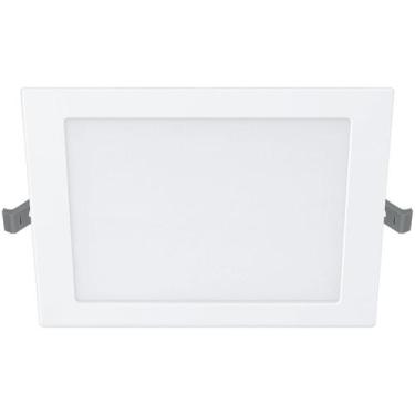 Imagem de Plafon Quadrado Sobrepor 12w Philips Luz Quente 3000K