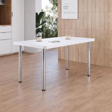 Imagem de Mesa Estrutura Cromada MC1010-TP800 Tampo 1500x800x45mm