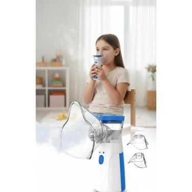 Imagem de Nebulizador Ultrassônico Portátil Sem Fio Silencioso Branc - Congratul