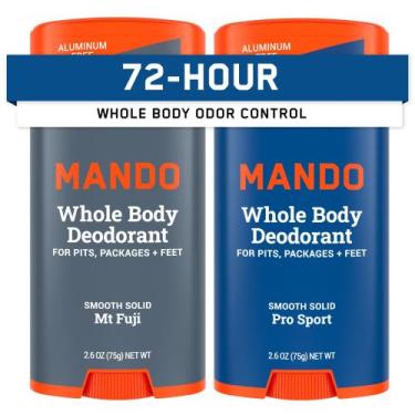 Imagem de Desodorante Mando Whole Body para homens 72h Odor Control 150mL x2