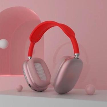Imagem de Fone de ouvido Sem fio Bluetooth P9 - Rhos, Rosa