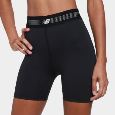Imagem de Shorts New Balance Ac Fitted 5 Feminino, Preto, G