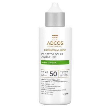 Imagem de Protetor Solar Facial Adcos Aqua Fluid Antioleosidade FPS 50  - Incolor 40ml-Unissex