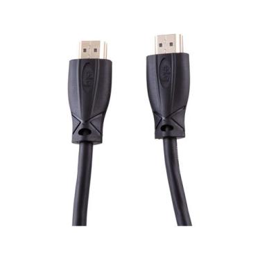 Imagem de Cabo Preto HDMI 2.0 High Speed Ethernet 4K - 1,8Mts - HS1018 - ELG, 1,