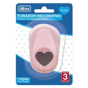 Imagem de Furador artesanal 25,4mm tilibra coracao