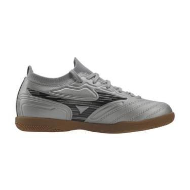 Imagem de Chuteira Masculino Mizuno Regent Indor 107154154, 42, Prata