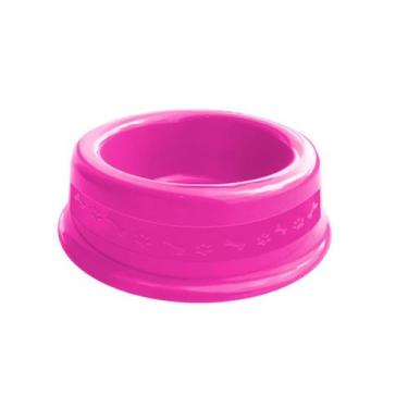 Imagem de Comedouro Plástico Furacão Pet Nº1 350ml - Rosa