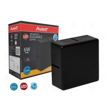 Imagem de Arandela LED Avant Quattro 6W 3000K Amarela IP65 Sobrepor Bivolt