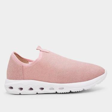Imagem de Sapato Infantil Molekinha Casual Menina, Rosa, Prata, 28