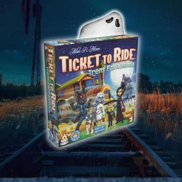 Imagem de Board game ticket to ride trem fantasma - 