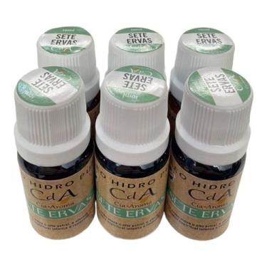 Imagem de KIT 6 Óleo Hidrossolúvel Sete Ervas Puro Umidificadores 10ml - Lua Mís