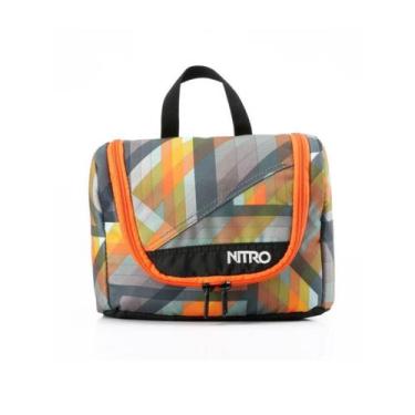 Imagem de Necessaire Nitro TravelKit Laranja Estampado Yes Organizador com Ganch