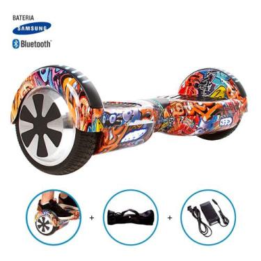 Imagem de Hoverboard 6,5" Grafite Urbano HoverboardX Bateria Samsung e Bluetooth