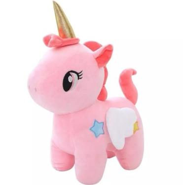 Imagem de Bicho Pelúcia Fofinho Unicórnio 20 Cm Unissex Macio 4041 opiniões - Mi