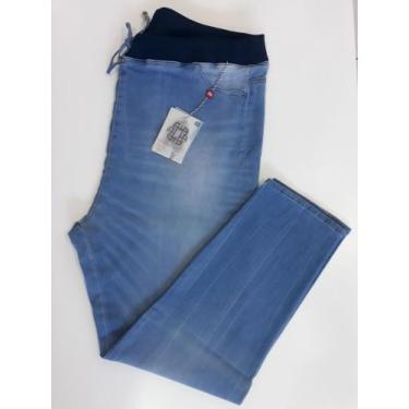 Imagem de Calça Jeans Jogger Feminina Rose Cuves Ana Hickmann